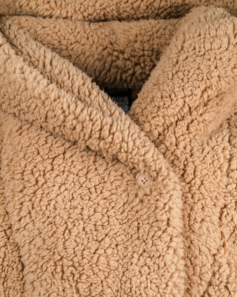 Classic Cropped Sherpa Lounger Jacket