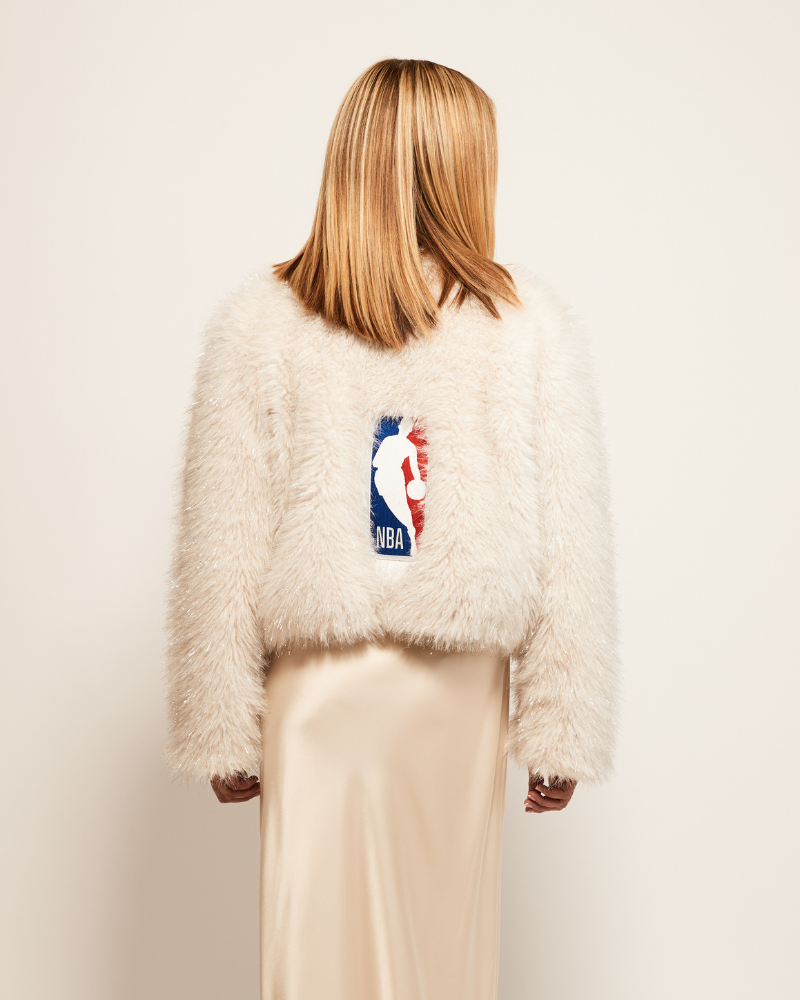 NBA Logoman Faux Fur (NBA Lined) Jacket
