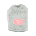 San Francisco 49ers Pink Logo Sherpa Pet Jacket