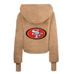 San Francisco 49ers Cropped Sherpa Lounger Jacket