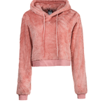 Cropped Sherpa Hoodie by Jill Martin