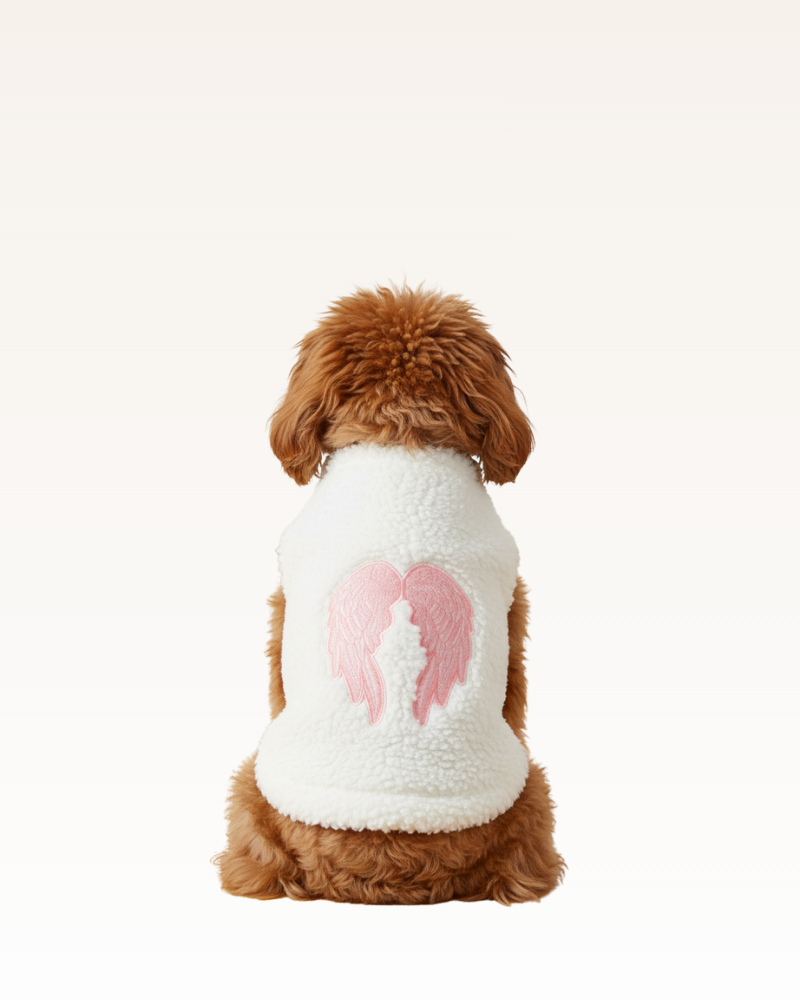 Beth's Furry Friends Angel Wings Sherpa Pet Jacket