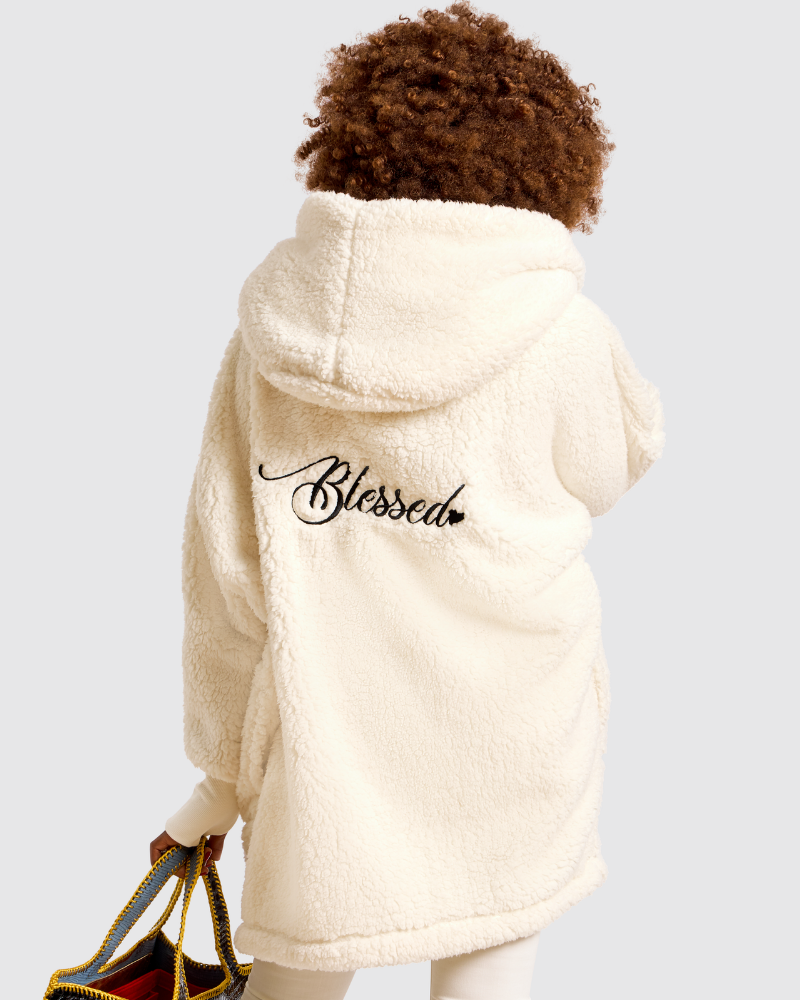 The Mantra Sherpa Lounger Jacket - Blessed
