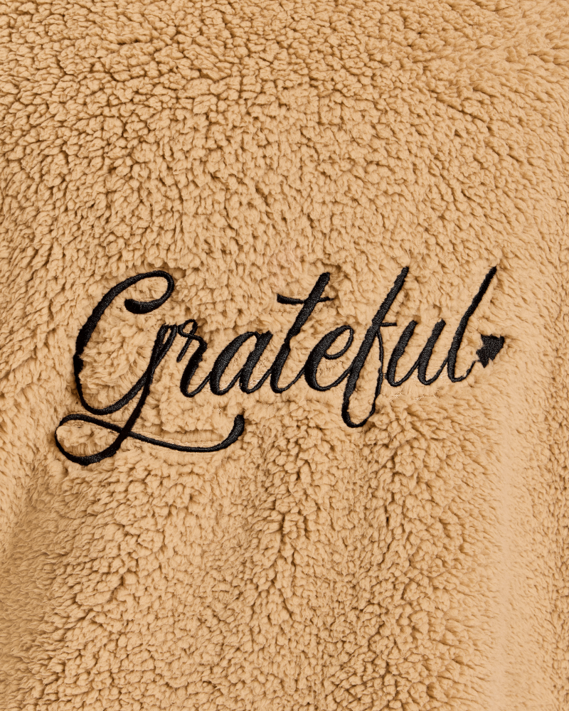 The Mantra Sherpa Lounger Jacket - Grateful