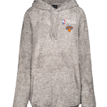 New York Knicks 2026 NBA Finals Unisex Blanket Hoodie - Grey