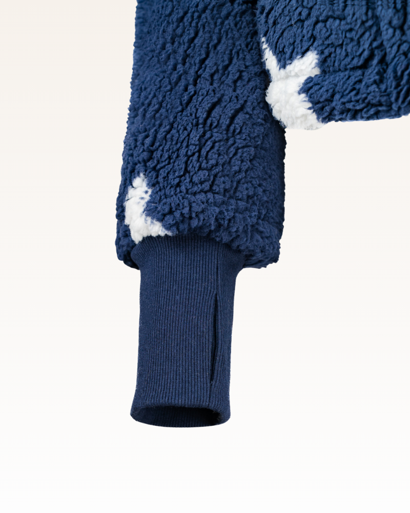 Classic Cropped Sherpa Lounger Jacket