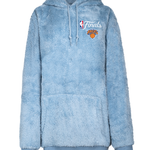 New York Knicks 2026 NBA Finals Unisex Blanket Hoodie - Faded Denim