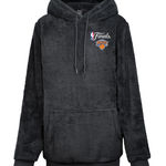 New York Knicks 2026 NBA Finals Unisex Blanket Hoodie - Black
