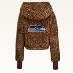 Seattle Seahawks Cropped Sherpa Lounger Jacket