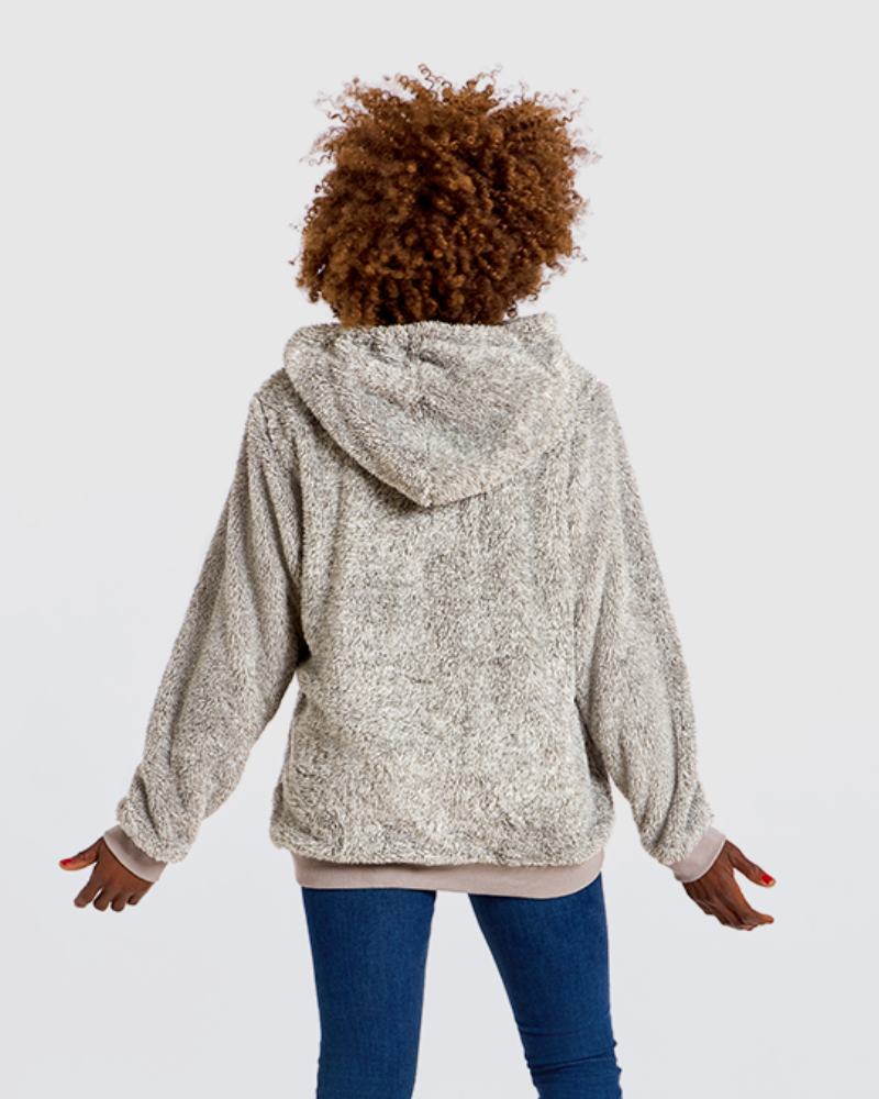 Cleveland Cavaliers Chenille Logo Unisex Sherpa Hoodie