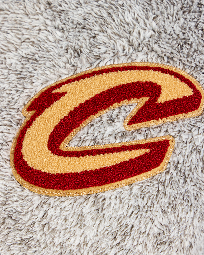 Cleveland Cavaliers Chenille Logo Unisex Sherpa Hoodie