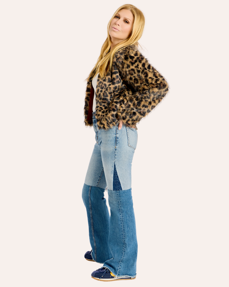 Faux Fur (Vintage Floral Lined) Jacket