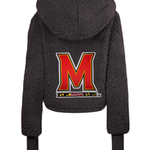 University of Maryland Cropped Sherpa Lounger Jacket