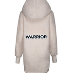 The Warrior Effect™ by Jill Martin Chenille Logo Sherpa Lounger Jacket