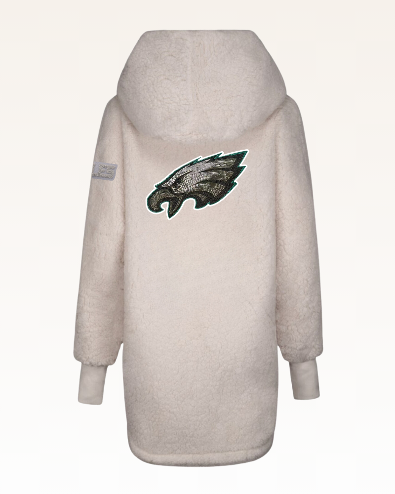 Philadelphia Eagles Remix Logo Sherpa Lounger Jacket