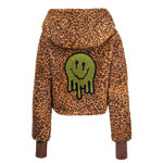 Bedazzled Melting Smiley Face Cropped Lounger