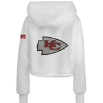 Kansas City Chiefs Remix Logo Cropped Sherpa Lounger Jacket