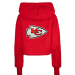 Kansas City Chiefs Logo Cropped Sherpa Lounger Jacket