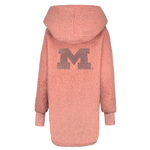 University of Michigan Bedazzled Logo Sherpa Lounger Jacket
