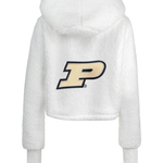 Purdue University Cropped Sherpa Lounger Jacket