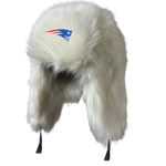 New England Patriots Faux Fur Trapper Hat
