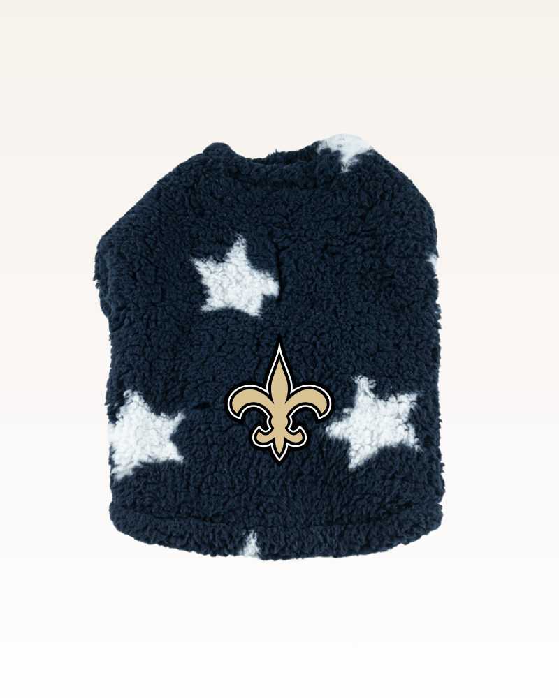 New Orleans Saints Sherpa Pet Jacket