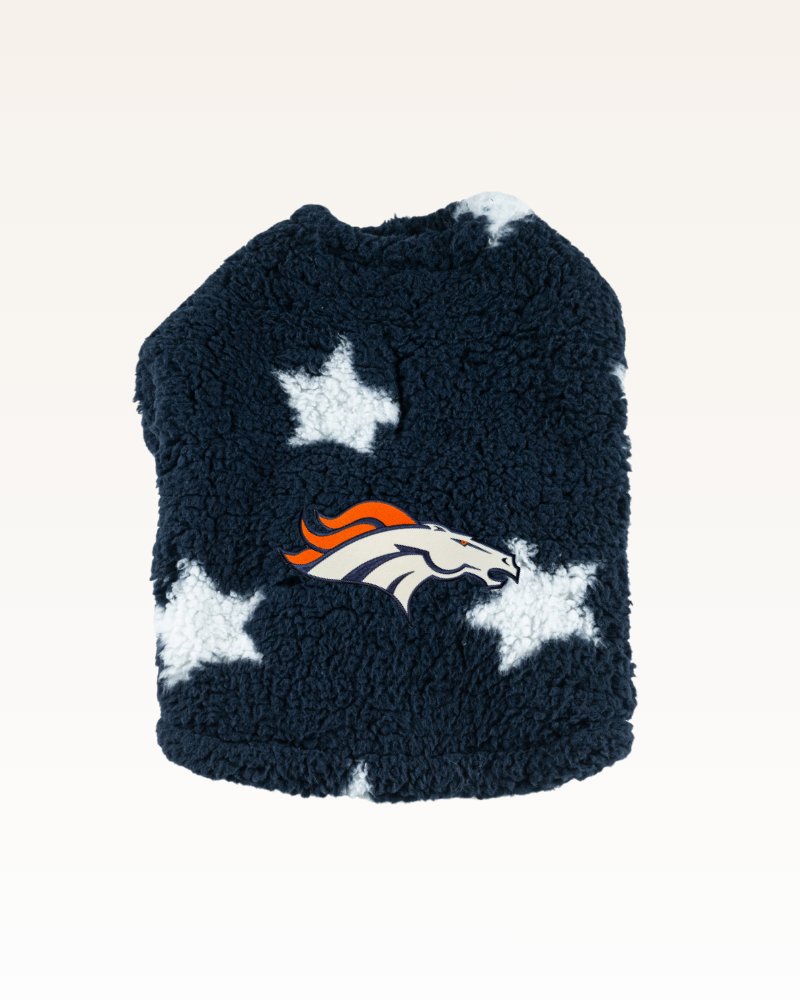 Denver Broncos Sherpa Pet Jacket