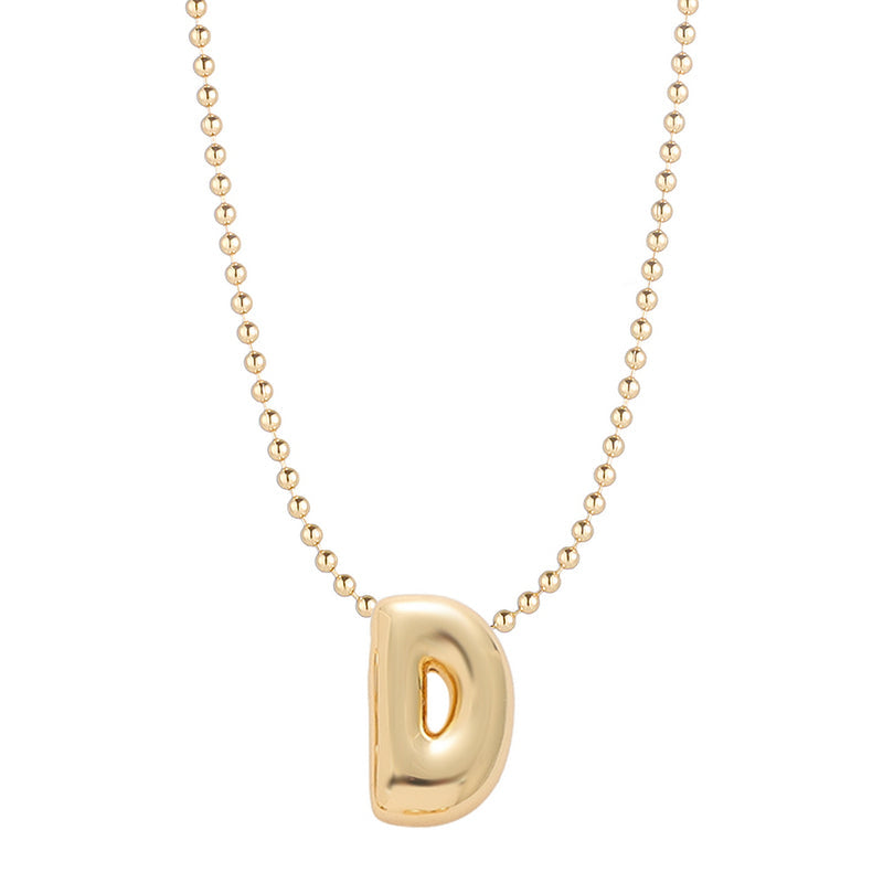Leo & Luca by Hara Mini Balloon Initial Necklace