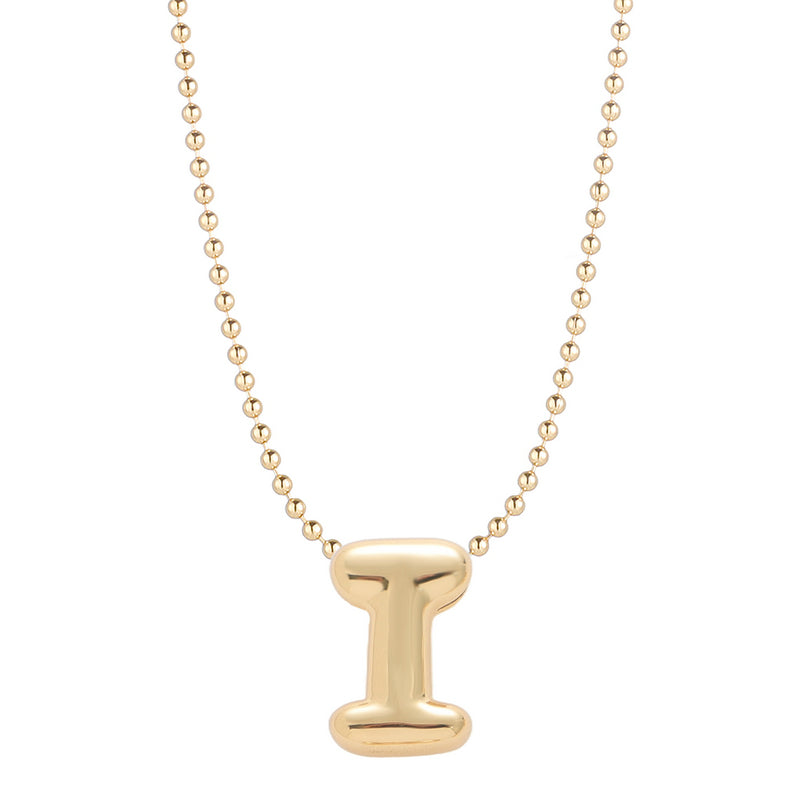 Leo & Luca by Hara Mini Balloon Initial Necklace