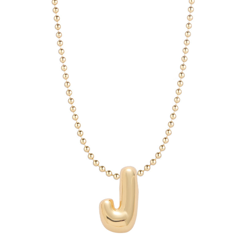 Leo & Luca by Hara Mini Balloon Initial Necklace
