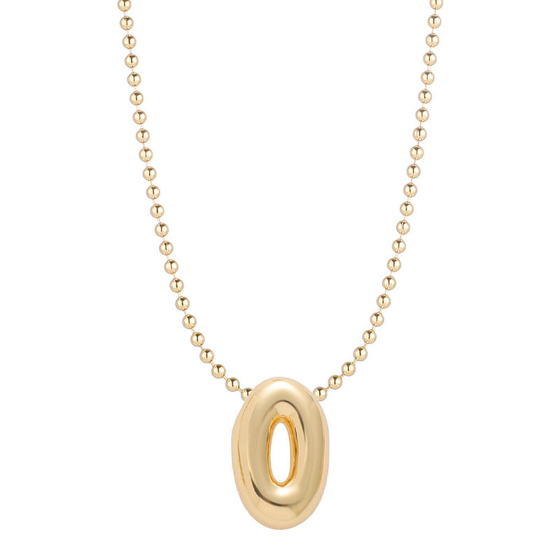 Leo & Luca by Hara Mini Balloon Initial Necklace