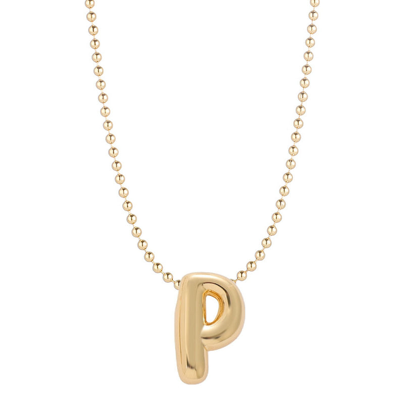 Leo & Luca by Hara Mini Balloon Initial Necklace