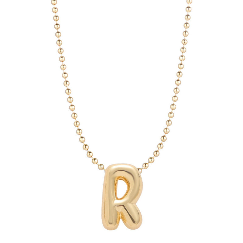 Leo & Luca by Hara Mini Balloon Initial Necklace