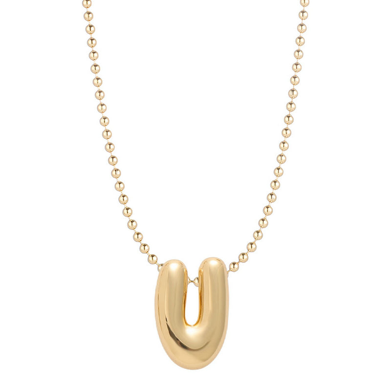 Leo & Luca by Hara Mini Balloon Initial Necklace