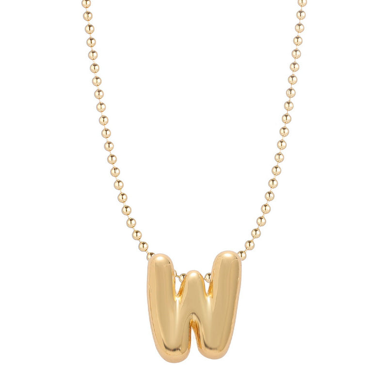 Leo & Luca by Hara Mini Balloon Initial Necklace