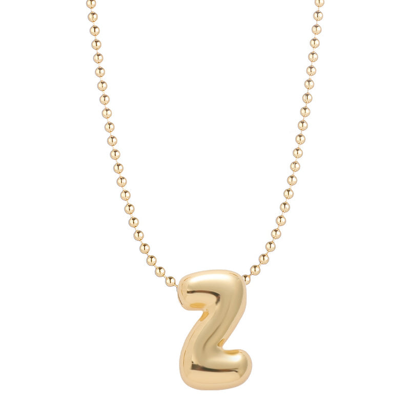 Leo & Luca by Hara Mini Balloon Initial Necklace