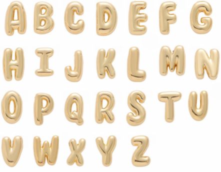 Leo & Luca by Hara Mini Balloon Initial Necklace