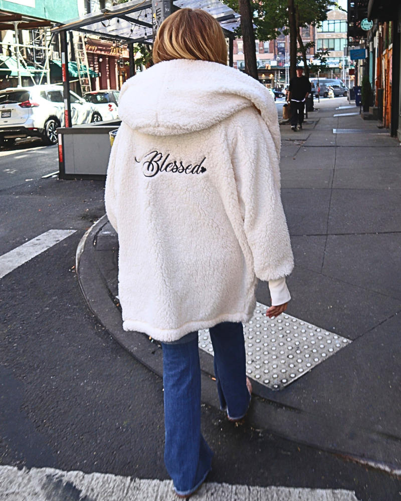 The Mantra Sherpa Lounger Jacket - Blessed