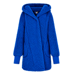 Classic Unisex Sherpa Lounger Jacket - Sailboat Blue