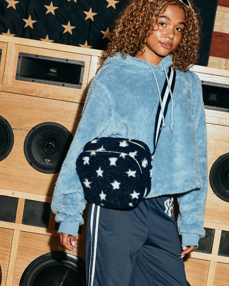 Oversized Sherpa Fanny Pack