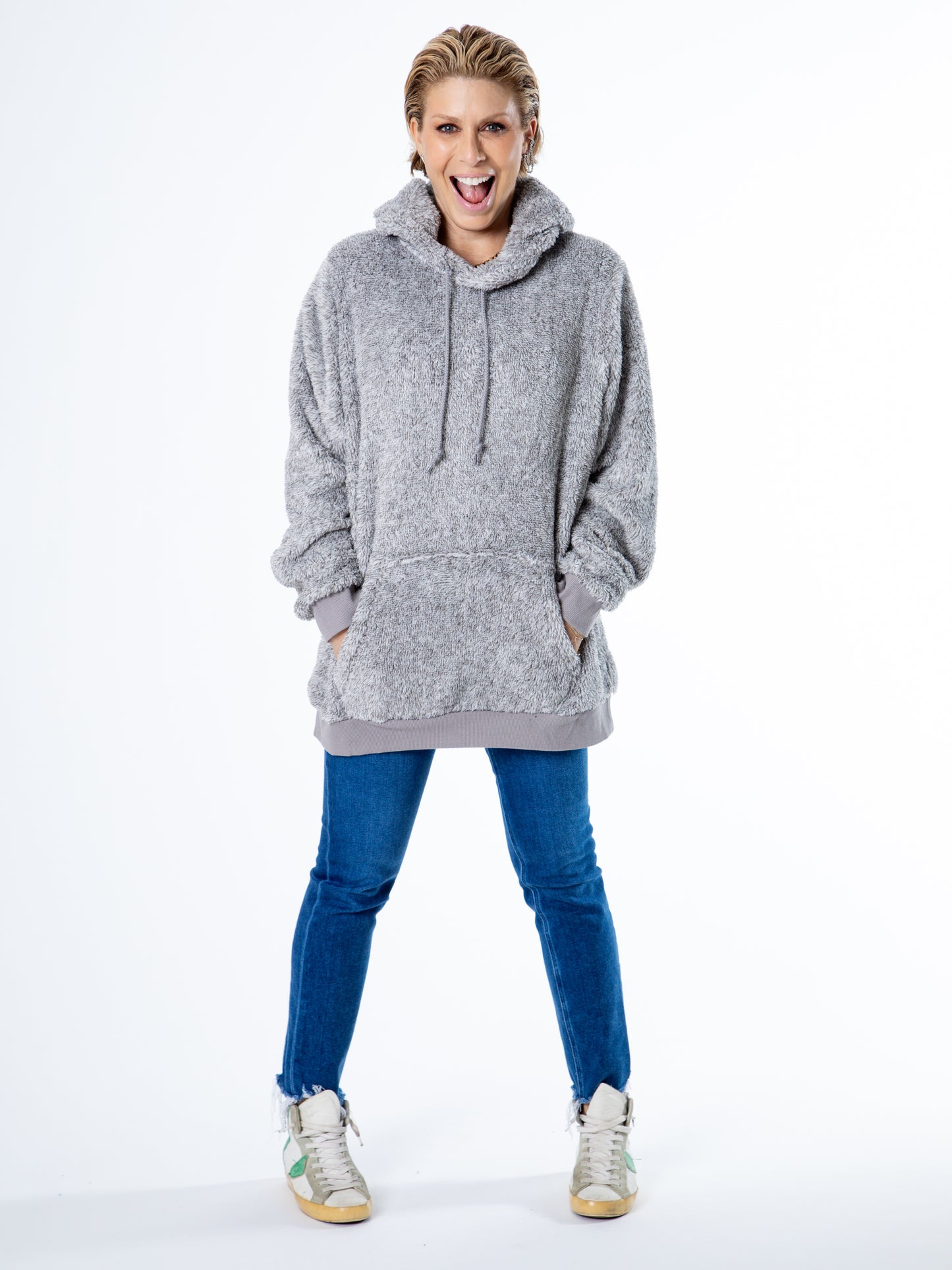 Classic Hoodie-Heather Grey