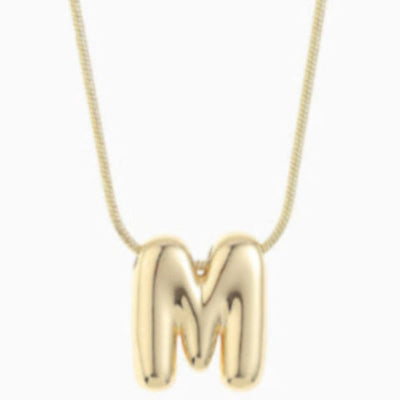 Leo & Luca by Hara Large Balloon Initial Necklace