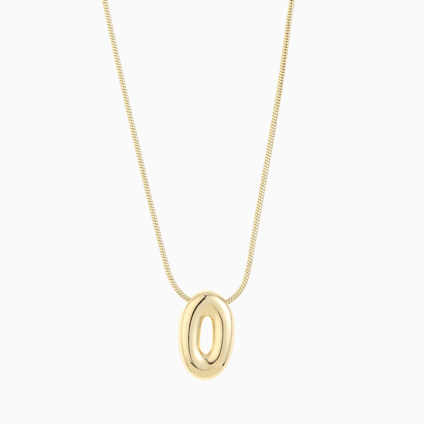 Leo & Luca by Hara Large Balloon Initial Necklace