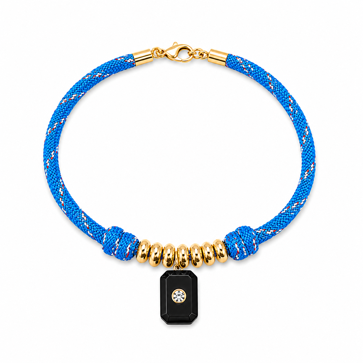 Leo & Luca by Hara Drift Charm Anklet - Harbor Blue