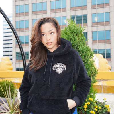 New York Knicks Leopard Logo Hoodie