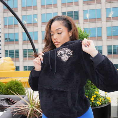 New York Knicks Leopard Logo Hoodie