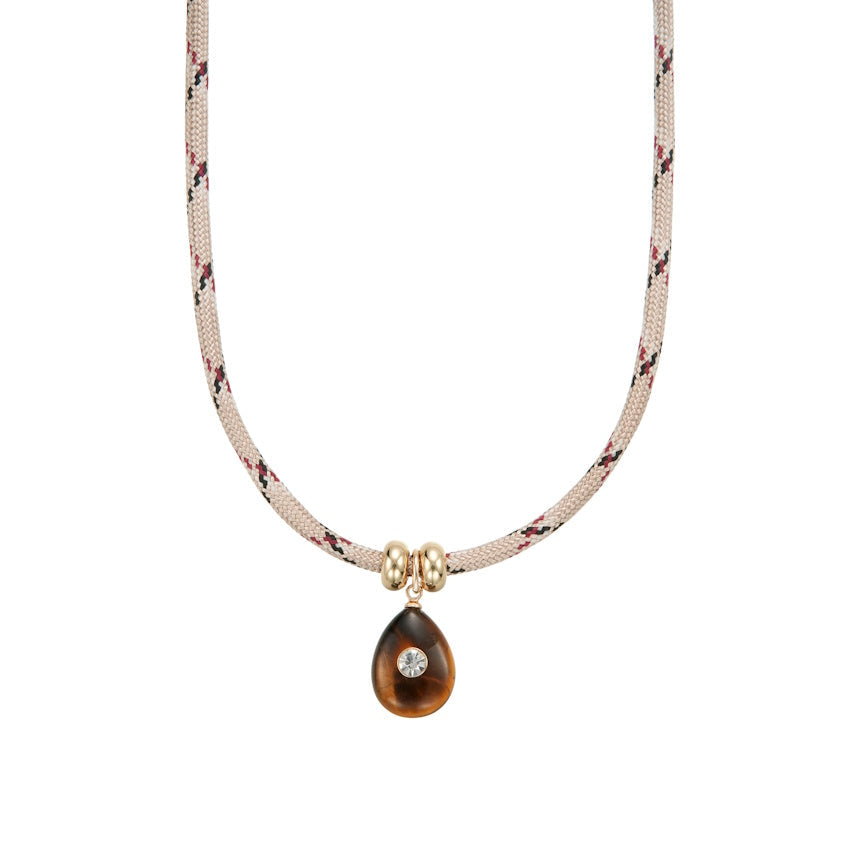 Leo & Luca by Hara Sierra Drop Paracord Necklace