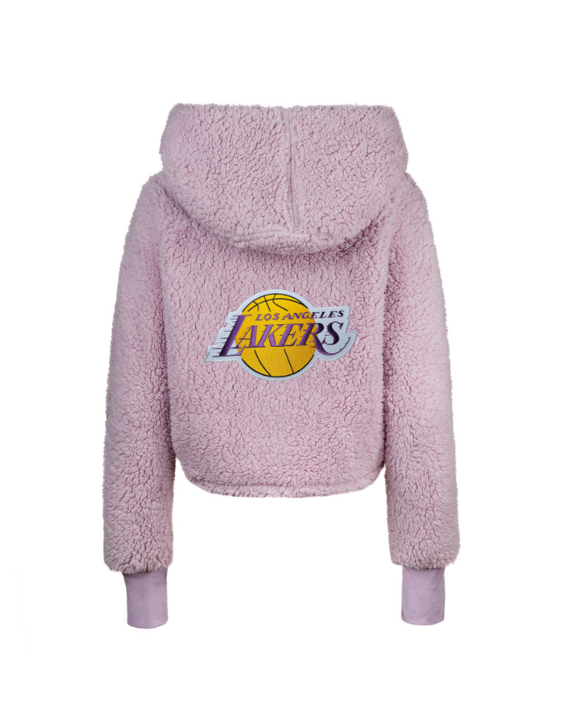 Los Angeles Lakers Cropped Sherpa Lounger Jacket