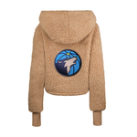 Minnesota Timberwolves Cropped Sherpa Lounger Jacket