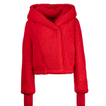 Classic Cropped Sherpa Lounger Jacket